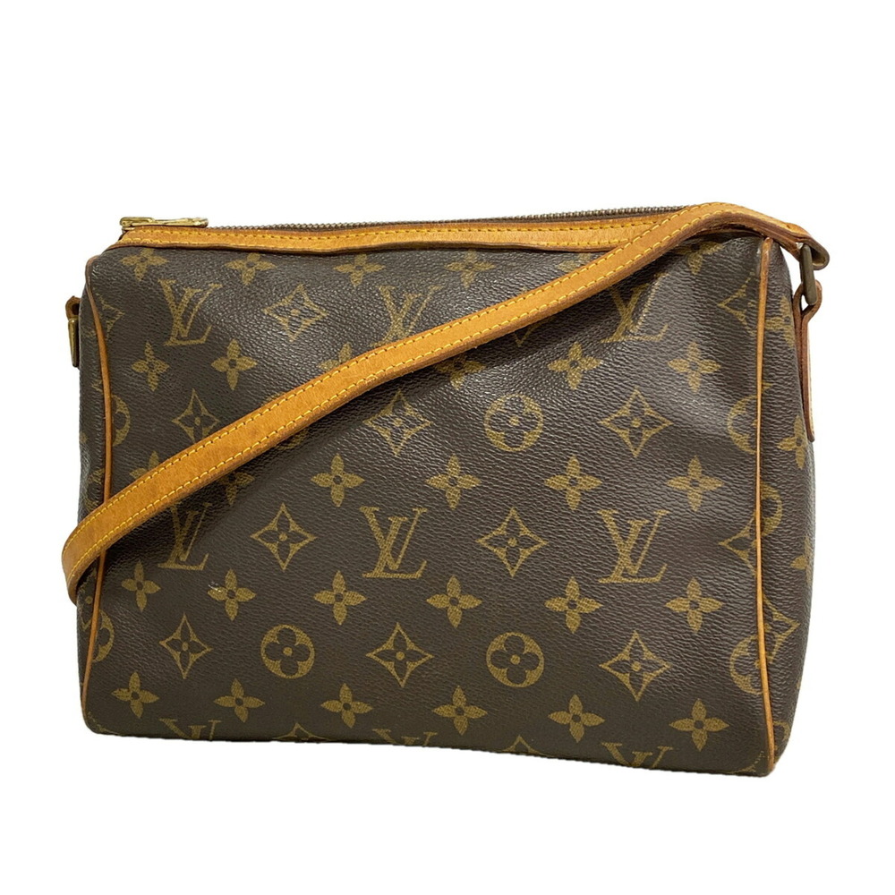 Louis Vuitton Monogram Tullie Shoulder Bag M51350 Brown Women's